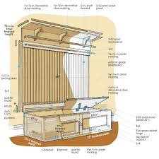 We have a hook on the back and hooks on each side. How To Build A Mudroom Bench Mudroom Mudroom Bench Diy Furniture