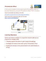 Shoot a beam of light at a metal plate in a virtual lab and observe the effect on surface electrons. Phet Phototelectric Effect Qu Emission Spectrum Light