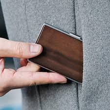 If you're still in two minds about business card holder pocket and are thinking about choosing a similar product, aliexpress is a great place to compare prices and sellers. Maxgear Walnut Wood Business Card Holder For Women Men Pocket Business Card Case Slim Business
