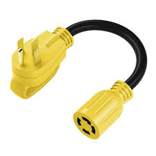 Rated 4 out of 5 by dale from 30 amp to 50 amp pigtail does just what i wanted it to do. Gearit Rv Dogbone Adapter 50amp To 30amp 4 Prongs Heavy Duty Rv Cord 50 Amp Male