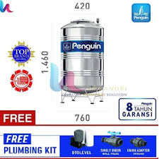 Cek tangki air excel selengkapnya. Jual Tangki Air Penguin Stainless Steel Tbsk 500 L Toren Tandon Lucyandri Home Solution Kab Tangerang Banten Indotrading
