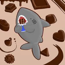 The Draw Something Daily Initiative The Sweetest Month Can Sharks Eat Chocolate Find the perfect eating chocolate cartoon stock illustrations from getty images.