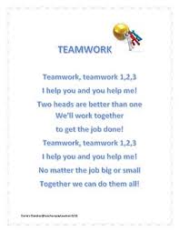 Recite This Poem About Teamwork With Students As Part Of A Character Education Kindergarten Poems Character Education Teacher Poems