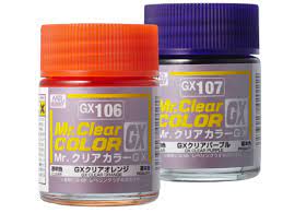 Mr Hobby Clear Color Gx Paint Range