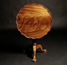 Piecrust Tilt Top Tea Table Handmade By Doucette And Wolfe Furniture Makers Tea Table Tea Table Furniture Furniture Maker