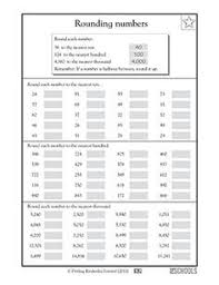 Rounding To The Nearest 10 100 And 1 000 4th Grade Math Worksheet Greatschools 4th Grade Math Worksheets Math Worksheets Fourth Grade Math
