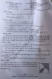 Xét theo khu vực, hai quận hoàn kiếm và hai bà trưng ở khu vực 2 có điểm chuẩn tương đối cao với 2/5 trường từ 40 điểm trở lên, còn lại không dưới 36. Ä'ap An Ä'á» Thi Vao Lá»›p 10 Mon Toan NÄƒm 2019 Sá»Ÿ Quáº£ng Ngai