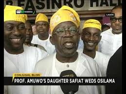 The former lagos state governor and the national leader of the all progressives congress (apc) is accused of complicity in the shootings on … Asiwaju Bola Ahmed Tinubu At Safiat Amuwo S Wedding Youtube
