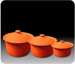 Clay pots are porus and tends to soak water while cooking. Healthiest Cookware Set Of 3 Multi Cooking 100 Pure Clay Made Usa
