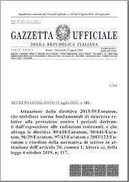 Da asbesto | ott 20, 2020 | attuazione delle direttive cee. Normativa Nazionale Sul Radon Nel 2021 D Lgs 101 2020 Del 27 Agosto 2020 News Radon