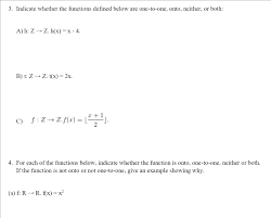 Is it a function or not rome fontanacountryinn com. Solved Worksheet 2 Functions One To One Onto Function Chegg Com