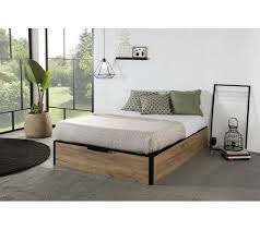 Sommier Coffre 160x200 Cm Brooklyn Imitation Chene Sommier Deco But