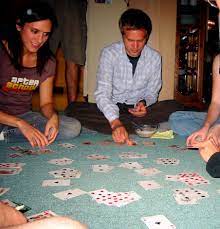 Baker's game is a patience or solitaire card game similar to freecell. Nerts Wikipedia