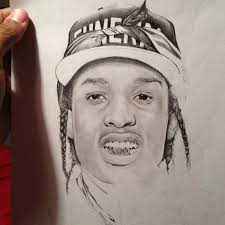 Asap Rocky Portrait By Devonte Gleason Via Behance Portrait Portrait Tattoo Male Sketch Here presented 38+ asap rocky drawing images for free to download, print or share. asap rocky portrait by devonte gleason
