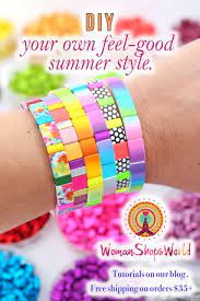 Customized Tile Bead Word Bracelet Diy Kit Beaded Name Bracelet Kit In 2021 Diy Bracelets Kit Diy Bracelets Bracelet Kits