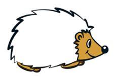 Basteln mit stoff, waschlappen und handtuch. Igel Schablone Igel Basteln