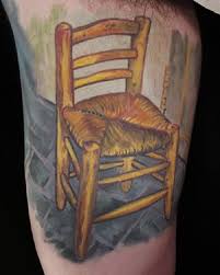 van gogh s chair painting tattoo the chair paintings of the vincent was counted among the most analyzed work of his van gogh tatuaje vincent van gogh van gogh