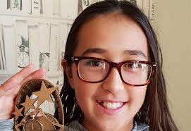 Maria makes a splash with charity swim