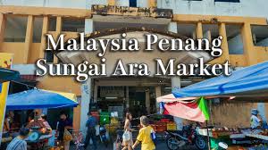 I came across this food court while driving around the sungai ara area during lunch time on a friday (5 january 2018). 4k Sungai Ara Wet Market Penang Malaysia Youtube