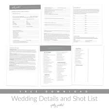 To ensure that nothing was left forgotten before your wedding day. Wedding Photography Checklist Shot List Plus Free Pdf Download Pretty Presets For Lightroom