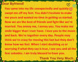 #6 my love and my soul mate, thank you for being the one. I Love You And Thank You Letter To Your Boyfriend