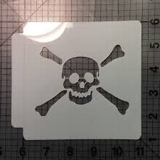 Maybe you would like to learn more about one of these? Xl Stencil Skull And Crossbones Handmade Products Party Supplies Redegh Com Br