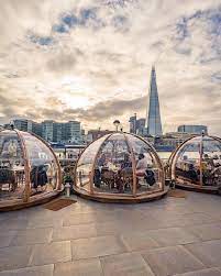 Glass Igloos By The Thames London United Kingdom Photo By Tmnikonian Places To Travel Adventure Travel London Travel