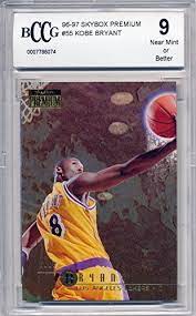 Kobe bryant rookie card worth/value. 1996 97 Skybox Premium 55 Kobe Bryant Rookie Card Grad