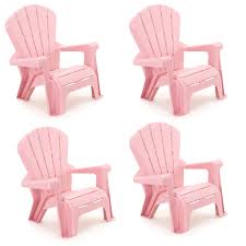 Price match guarantee enjoy free shipping and best selection of pink plastic adirondack chair that matches your unique tastes and budget. Garden Chair 4 Pack Pink Little Tikes