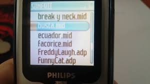 Philips 355 - custom ringtones - YouTube