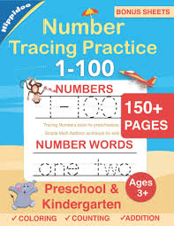 Handwriting and creative writing printable materials to learn and practice writing for preschool, kindergarten and early elementary. Number Tracing Book For Preschoolers Preschool Numbers Tracing Math Practice Workbook Math Activity Book For Pre K Kindergarten And Kids Ages 3 5 Lalgudi Sujatha Hippidoo 9781692814762 Amazon Com Books