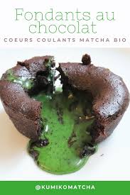 Cœurs Coulants Chocolat Matcha Alimentation Matcha Chocolat