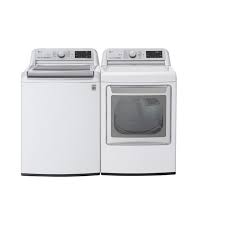 Sam's club washer and dryer set. Shop Lg Turbowash Extra Capacity White Top Load Washer Electric Dryer Set At Lowes Com