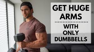 dumbbell only arm workout get huge