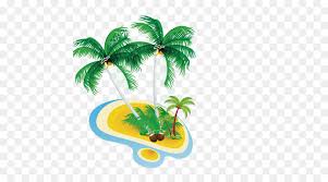 Pohon kelapa, pohon palem, pohon, kelapa, langit biru, pohon, telapak tangan, gratis, gambar tanpa hak cipta. Kelapa Pohon Laut Gambar Png