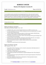 Eliminate or limit any insurance or indemnification agreement otherwise requested by the covered entity. Business Development Associate Resume Samples Qwikresume