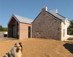 Extension D Une Maison A Plabennec 29 Maison En Pierre Extension Maison Maison