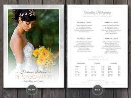 Wedding photography pricing list guide template pricing sheet price list photographer price guide editable photoshop sell sheet wpg004. Wedding Photographer Price Guide Card Psd Template By Cursiveq Designs On Deviantart