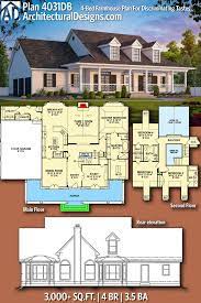 Plan 4031db 4 Bed Farmhouse Plan For Discriminating Tastes Farmhouse Plans Modern Farmhouse Plans House Plans