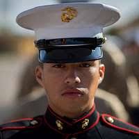 Pfc. Aiden Potter, the 17-year-old guide from platoon