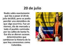 (véase historia de la independencia de estados unidos). Precentacion Del 20 De Julio Ppt Descargar