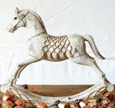 Anything actually goes with horse home decor but of course, do not get carried away with the pieces. Decorative Rocking Horse Horse Decor Antique Rocking Horse Rocking Horse
