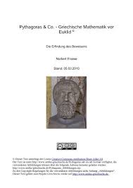 pythagoras co griechische mathematik vor euklid mathematik de