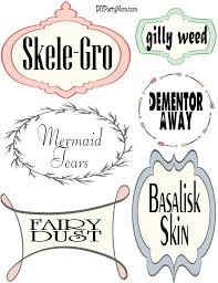 Harry potter potion labels printable. 23 Candy Potion Ideas And Harry Potter Potion Label Printables Diy Party Mom