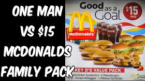 Choice of any four burgers. Mcdonalds 15 Family Box Food Challenge Solo Freakeating Vs The World 57 Youtube