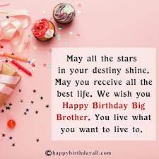 Happy birthday wishes for brother massage. Happy Birthday Wishes For Big Brother Say Cheese To Elder Brother