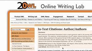The purdue owl maintains examples of citations using both doi styles. Video Tour Of Purdue Owl Youtube