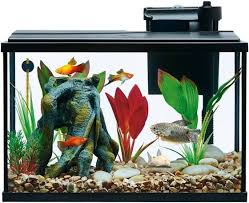Top Fin Essentials Aquarium Starter Kit Size 5 Gal Aquarium Pet Spray Betta Fish Tank