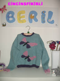 Cincinsfikirli: KELEBEK MOTİFLİ YÜN ÖRGÜ KAZAK