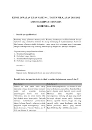 Pembahasan Soal Un Bahasa Indonesia Smp 2012 Paket D47